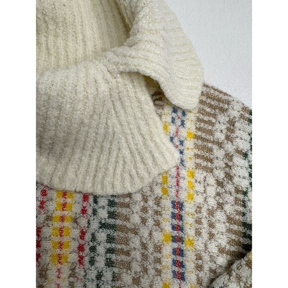 Anthropologie Sleeping On Snow Agnetha Chalet Jaquard Pullover Sweater Size Med - Picture 5 of 6